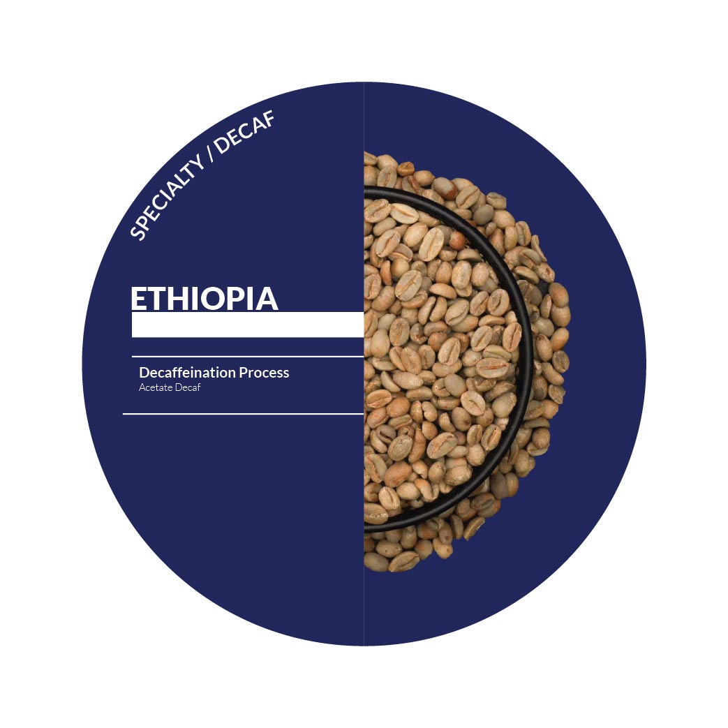 Roasted - Decaf Ethiopian Acetate D'Ethyle Coffee