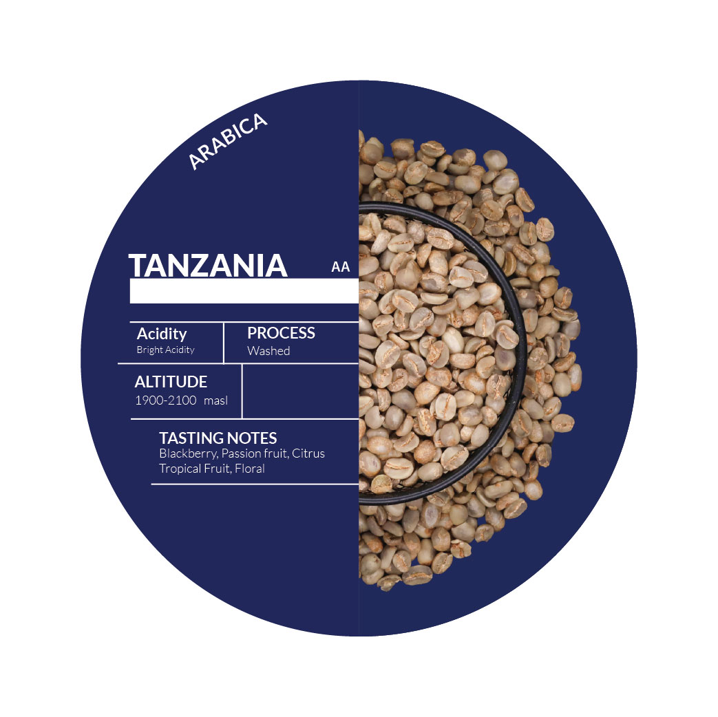 Roasted - Tanzanian Arabica AA