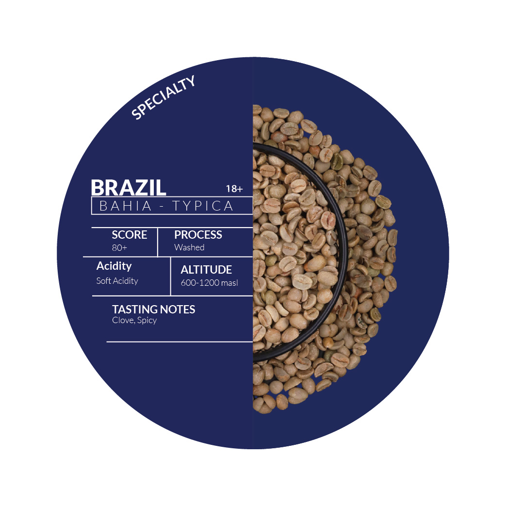 Roasted - Brazilian Bahia Washed 17/18